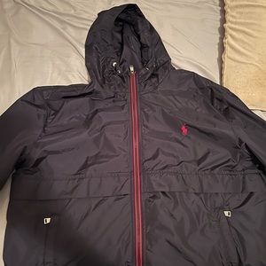 Brand New with tags Polo Ralph Lauren rain jacket/windbreaker. Size large